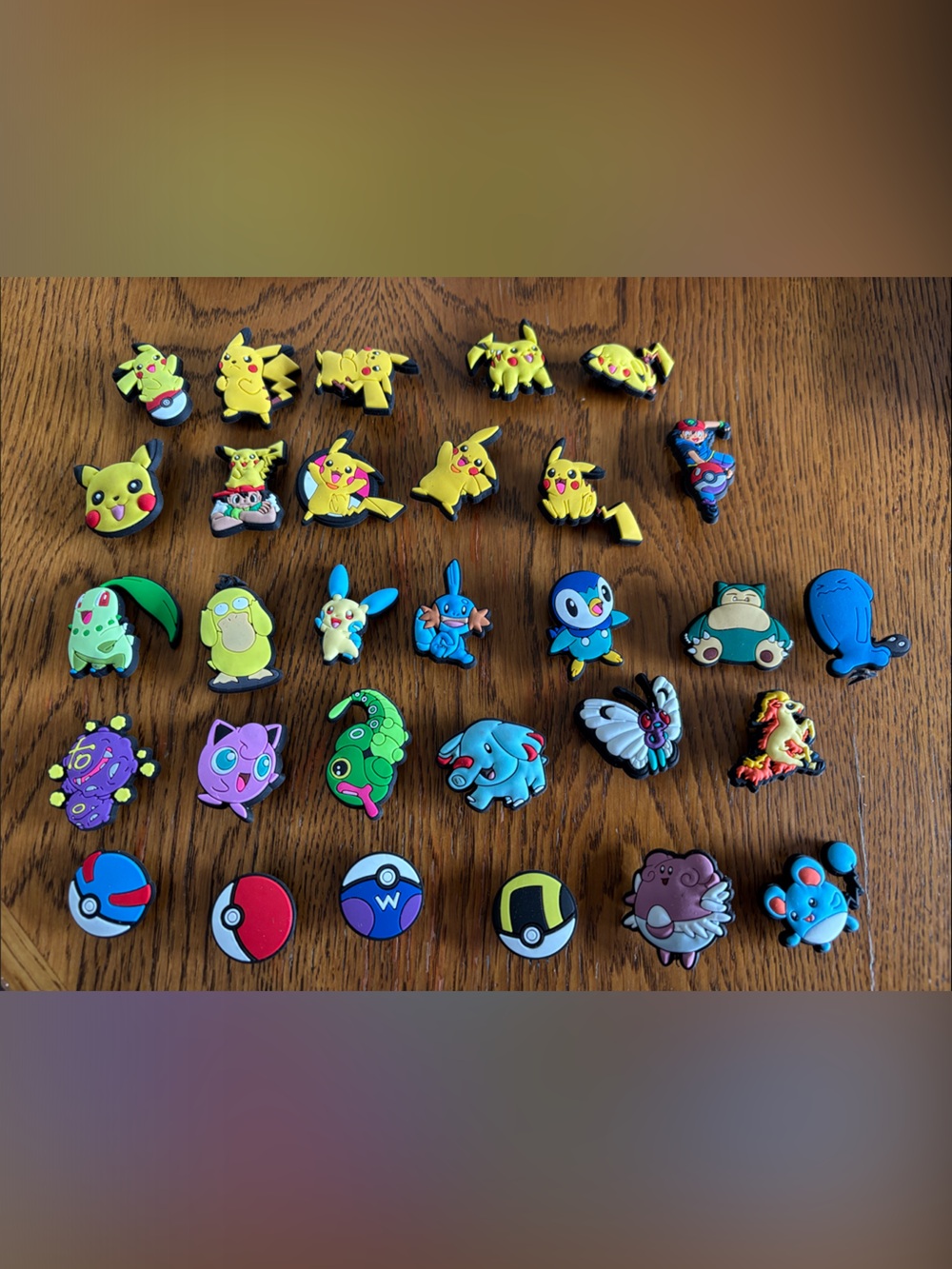 Pokémon Themed Shoe Charms